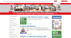 Desktop Screenshot of mediatecadisanlazzaro.it